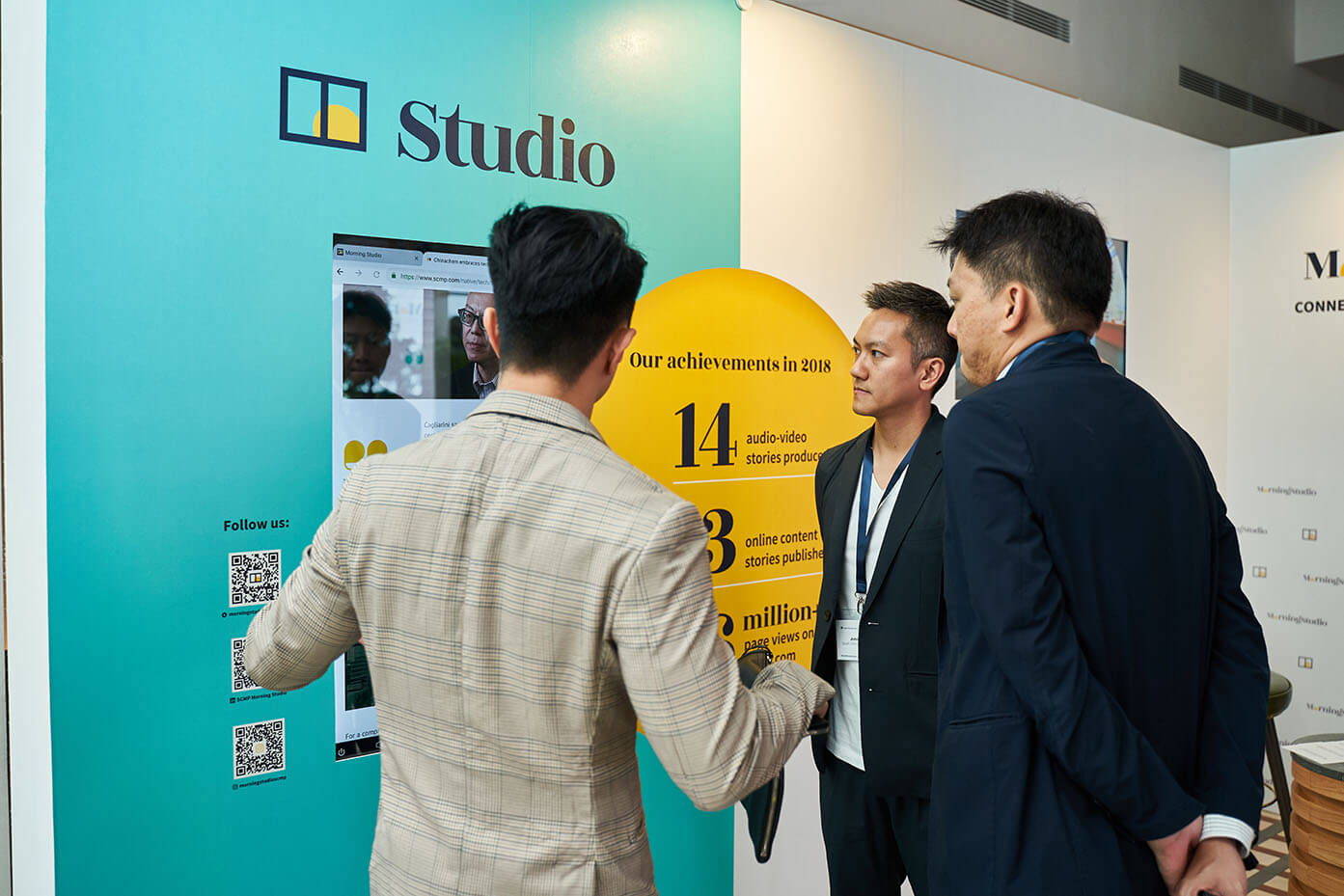 Interactive Reflection Wall for the South China Morning Post Asia Matters Campaign